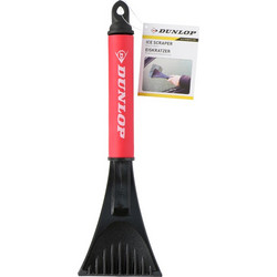 Dunlop Ξύστρα Πάγου Χιονιού για Παρμπρίζ και Τζάμια Οχημάτων 10x32cm από Πλαστικό με Εργονομική Λαβή, 41776 Κόκκινο - Dunlop Vehicle