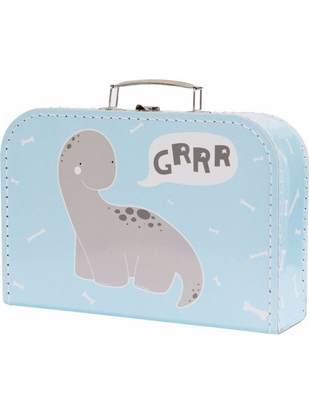 A Little Lovely Company Baby Brontosaurus Παιδική Βαλίτσα Καμπίνας 20.5x30x9cm Γαλάζια
