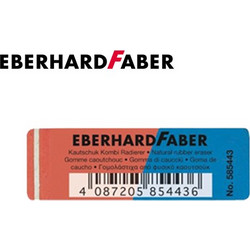 Γόμα EberhardFaber Κόκκινη-Μπλε