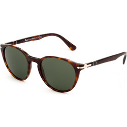 Persol PO3152S 901531 Ανδρικά Γυαλιά Ηλίου Στρογγυλά Κοκάλινα Ταρταρούγα με Πράσινο Polarized Φακό