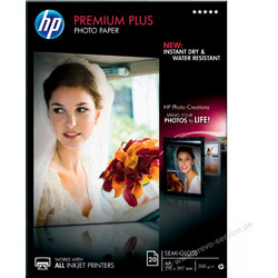 Φωτογραφικό Χαρτί HP A4 Premium Plus Semi-Gloss A4 300g/m 20 Φύλλα CR673A