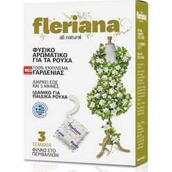 Fleriana Φυσικό Αρωματικό για τα Ρούχα με 100% Εκχύλισμα Γαρδένιας, 3 τεμάχια