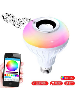 LED ΛΑΜΠΑ ΚΑΙ BLUETOOTH ΗΧΕΙΟ E27