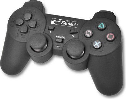 Χειριστήριο, Gamepad Element GM-200 Wired Controller PS2 Black