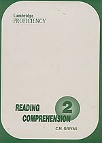 Reading Comprehension 2 - Cambridge Proficiency