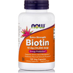 Now Foods Biotin 10mg 120 Κάψουλες