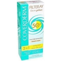 Coverderm Filteray Plus Soft Brown Dry / Sensitive Αντηλιακή Κρέμα Προσώπου με Χρώμα SPF50+ 50ml