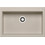 Pyramis Pyragranite Istros Ένθετος Νεροχύτης Γρανίτη Ματ Dark Beige 76x50cm 070045711