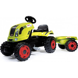 Smoby Class Farmer XL Ποδοκίνητο Παιδικό Τρακτέρ με Καρότσα Πράσινο