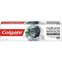 Colgate Natural Extracts White Fluoride Οδοντόκρεμα για Λεύκανση Ενεργού Άνθρακα 75ml