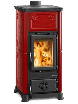 La Nordica Emiliana Bordeaux Μαντεμένια Ξυλόσομπα 7.3kW
