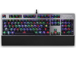 Motospeed CK108 Μηχανικό Gaming Πληκτρολόγιο με Outemu Blue Διακόπτες RGB Black
