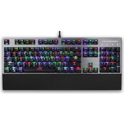 Motospeed CK108 Μηχανικό Gaming Πληκτρολόγιο με Outemu Blue Διακόπτες RGB Black