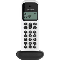 Alcatel D285 Ασύρματο Τηλέφωνο με Ανοιχτή Ακρόαση Λευκό