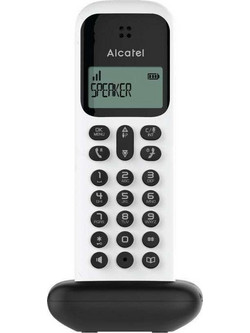 Alcatel D285 Ασύρματο Τηλέφωνο με Ανοιχτή Ακρόαση Λευκό