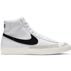 Nike Blazer Mid '77 Vintage Ανδρικά Sneakers Μποτάκια Λευκά BQ6806-100