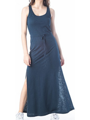 Paco & Co Maxi Καλοκαιρινό Καθημερινό Φόρεμα Navy Μπλε 201673-