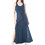 Paco & Co Maxi Καλοκαιρινό Καθημερινό Φόρεμα Navy Μπλε 201673-
