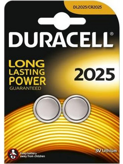 Duracell Long Lasting Power CR2025 2τμχ