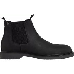 Jack & Jones Ανδρικά Chelsea Μποτάκια Suede Μαύρα 12140924