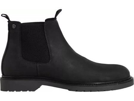 Jack & Jones Ανδρικά Chelsea Μποτάκια Suede Μαύρα 12140924