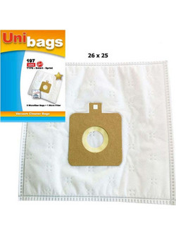 Unibags 197 Σακούλες Σκούπας 5τμχ Συμβατές με Σκούπα AEG / Hoover