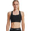 Under Armour Mid Crossback Αθλητικό Μπουστάκι με Μέτρια Στήριξη & Αφαιρούμενη Ενίσχυση Μαύρο 1361034-001