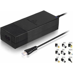Powertech Φορτιστής Laptop 90W 19V 4.74A με Αποσπώμενο Καλώδιο Τροφοδοσίας & Σετ Βυσμάτων PT-372