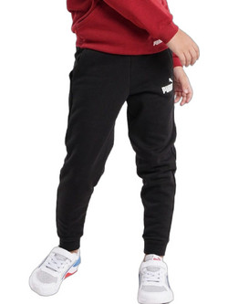 Puma Essentials Logo Παιδικό Παντελόνι Φόρμας Μαύρο 586973-01