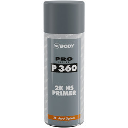 HB Body P360 2K HS Primer Σπρέι Αστάρι Γκρι 400ml