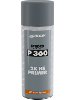 HB Body P360 2K HS Primer Σπρέι Αστάρι Γκρι 400ml