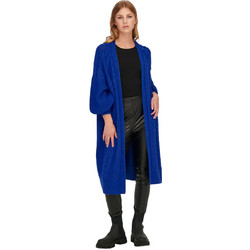 Only Γυναικεία Ζακέτα Πλεκτή Μακριά Royal Blue 15259160