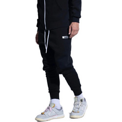 Vinyl Art Clothing Ανδρικό Παντελόνι Φόρμας με Λάστιχο Μαύρο 08720-01