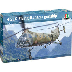 Italeri H-21C Flying Banana GunShip Συναρμολογούμενο Πλαστικό Μοντέλο Ελικοπτέρου 1:48