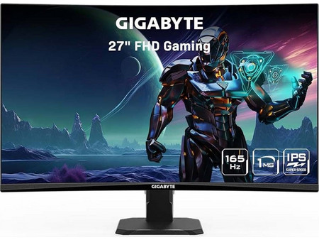 Gigabyte GS27FC VA HDR Curved Gaming Monitor 27" 1920x1080 FHD 180Hz 1ms