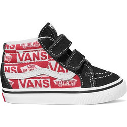 Vans SK8-Hi Παιδικά Sneakers Μποτάκια Μαύρα Κόκκινα VN0A5DXDBRR