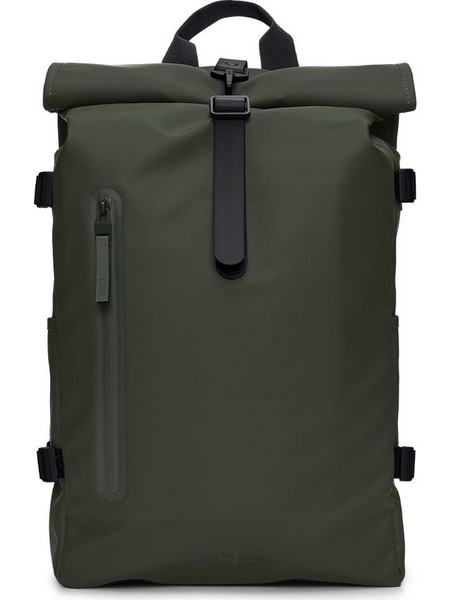Rains Rolltop 14590-03 Αδιάβροχο Σακίδιο Πλάτης Αντικλεπτικό 23lt Πράσινο
