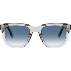 David Beckham DB7118S 63M/08 Γυαλιά Ηλίου Τετράγωνα Κοκάλινα Διαφανή με Μπλε Polarized Φακό
