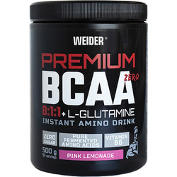 Weider Premium BCAA Zero 8:1:1 + L-Glutamine Pink Lemonade 500gr