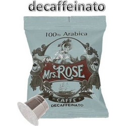 Mrs Rose Κάψουλες Decafeine 100% Arabica Συμβατές με Μηχανή Nespresso 50τμχ