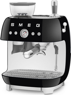 Smeg 50s Style EGF03BLEU Αυτόματη Μηχανή Espresso 1650W 20bar με Μύλο