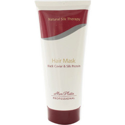 Mon Platin Natural Silk Therapy Black Caviar & Silk Protein Μάσκα Μαλλιών για Επανόρθωση για Ξηρά Ταλαιπωρημένα & Βαμμένα Mαλλιά 100ml
