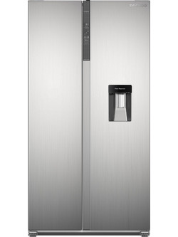 Daewoo CSMSBS1ELVB3-EU Ψυγείο Ντουλάπα 439lt No Frost Υ177xΠ90xΒ59cm Inox