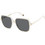 Polaroid Eyewear PLD6219S VK6M9 Γυναικεία Γυαλιά Ηλίου Τετράγωνα Κοκάλινα Λευκά με Μαύρο Polarized Φακό