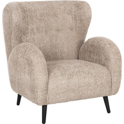 HomeMarkt Μπερζέρα Μπεζ Kryly HM9593.07