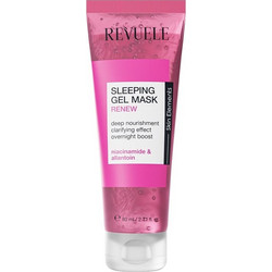 Revuele Skin Elements Sleeping Renew Pink Gel Κρεμώδης Μάσκα Προσώπου για Καθαρισμό 80ml