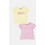 Joyce Σετ Παιδικά T-Shirt Κοντομάνικα Κίτρινα Λιλά 2411501
