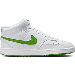 Nike Court Vision Mid Γυναικεία Sneakers Μποτάκια Λευκά Πράσινα CD5436-107