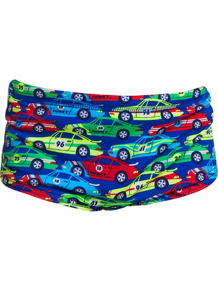 Funky Trunks Toddler Printed Car Αθλητικό Παιδικό Μαγιό Σλιπ για Αγόρι Πολύχρωμο FT32T71711