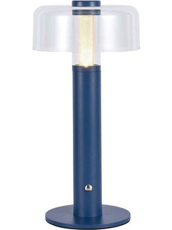 V-Tac 100LM Πορτατίφ LED με Μπαταρία Διαφανές Μπλε